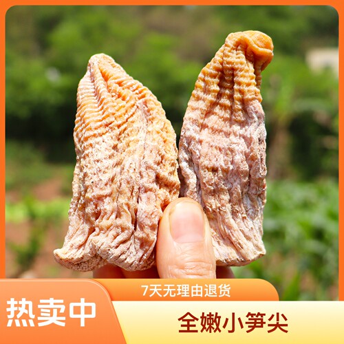 赤水冬笋尖贵州特产楠竹笋小笋芽玉兰片农家手工笋尖全嫩竹笋干货