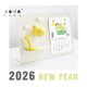 dodo洞洞家居2026台历洞洞板创意日历收纳架定制刻字万年历