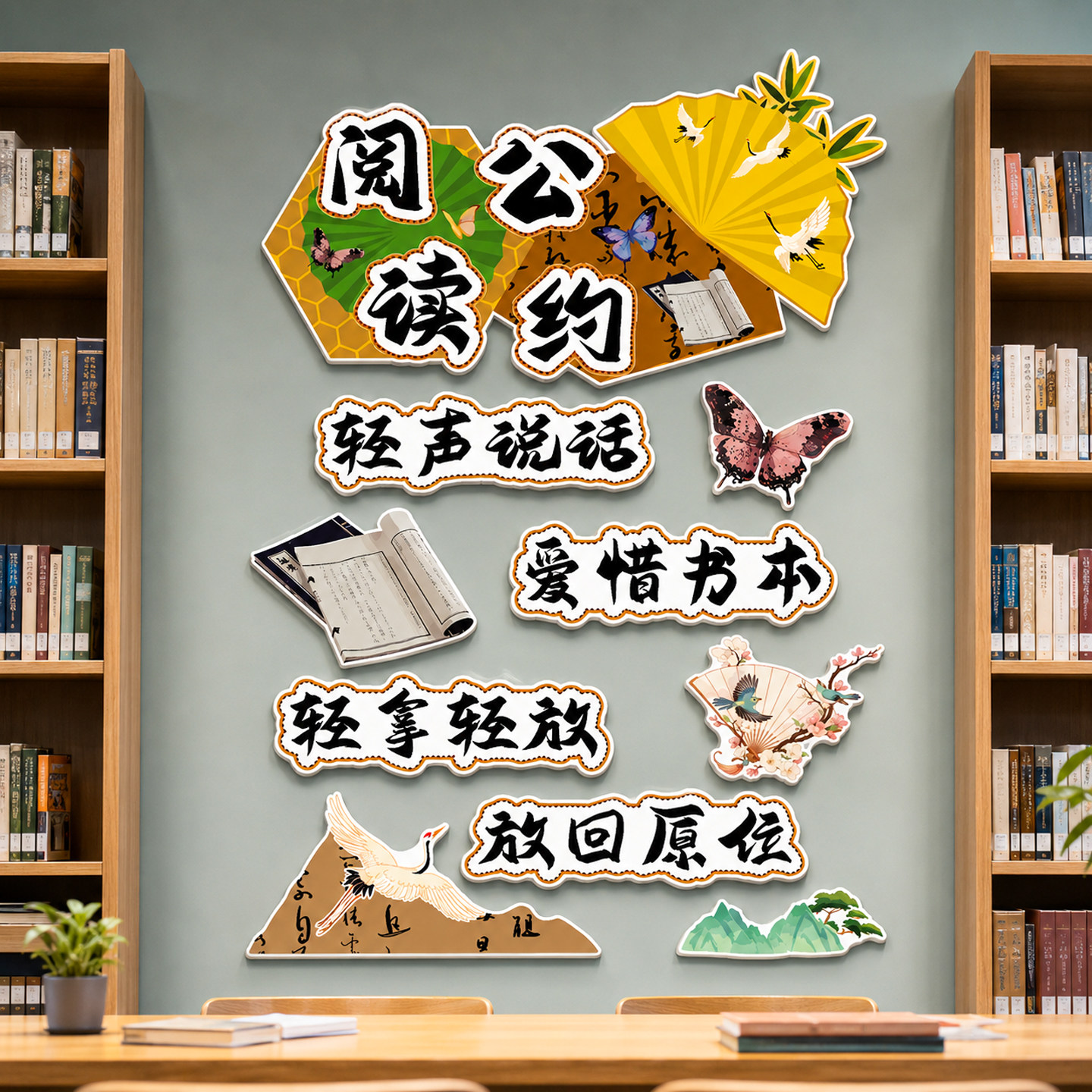 【新开学班级公约励志标语墙贴】
