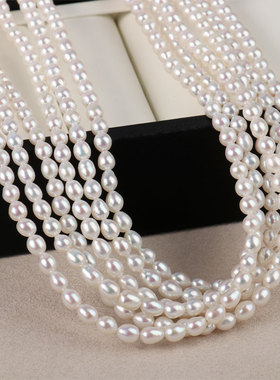 【流云府】极光淡水Keshi珍珠项链新款女式首饰天然材质正品珍珠