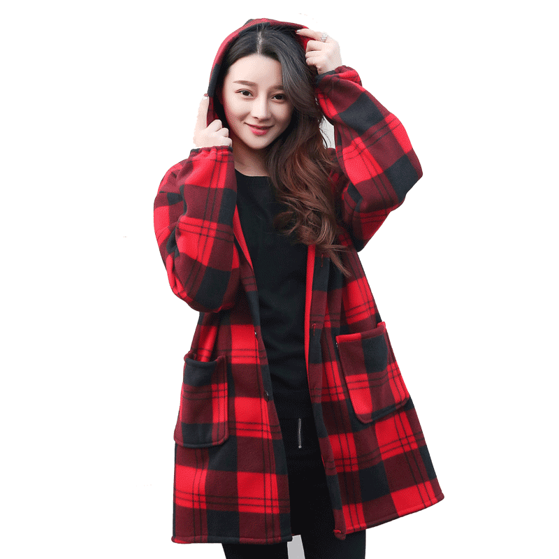 冬天罩衣加绒成人工作服家用厨房长袖围裙男女加厚大褂可外穿外套