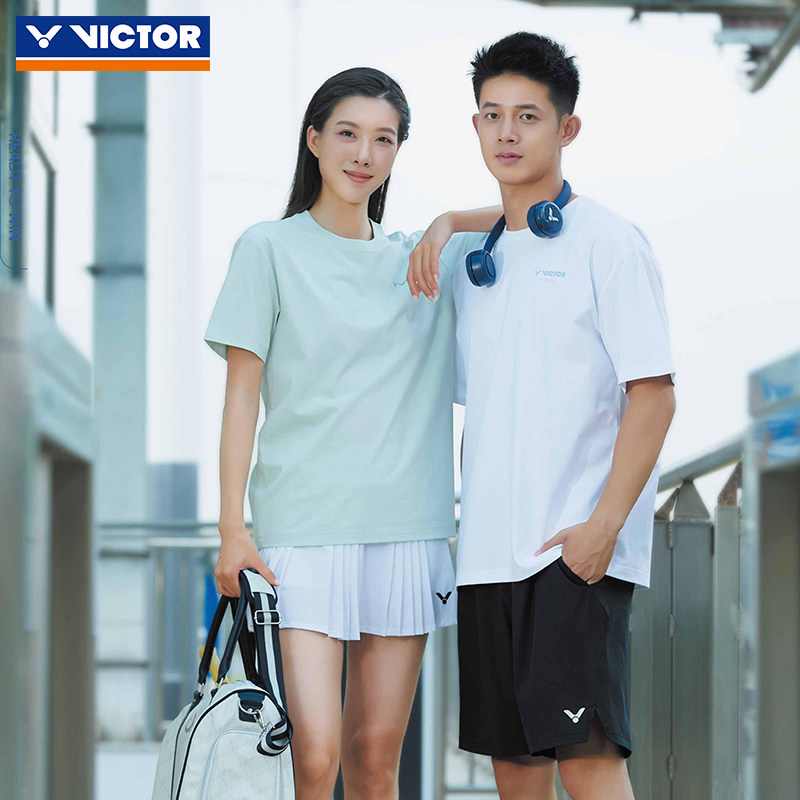 2026新品VICTOR胜利威克多羽毛球服易干男女款运动短袖T恤