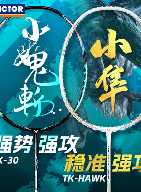 victor威克多胜利羽毛球拍维克多碳素小鬼斩TK30pro小隼HAWK PRO