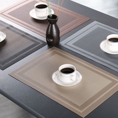 北欧西餐垫防水防油高档隔热酒店