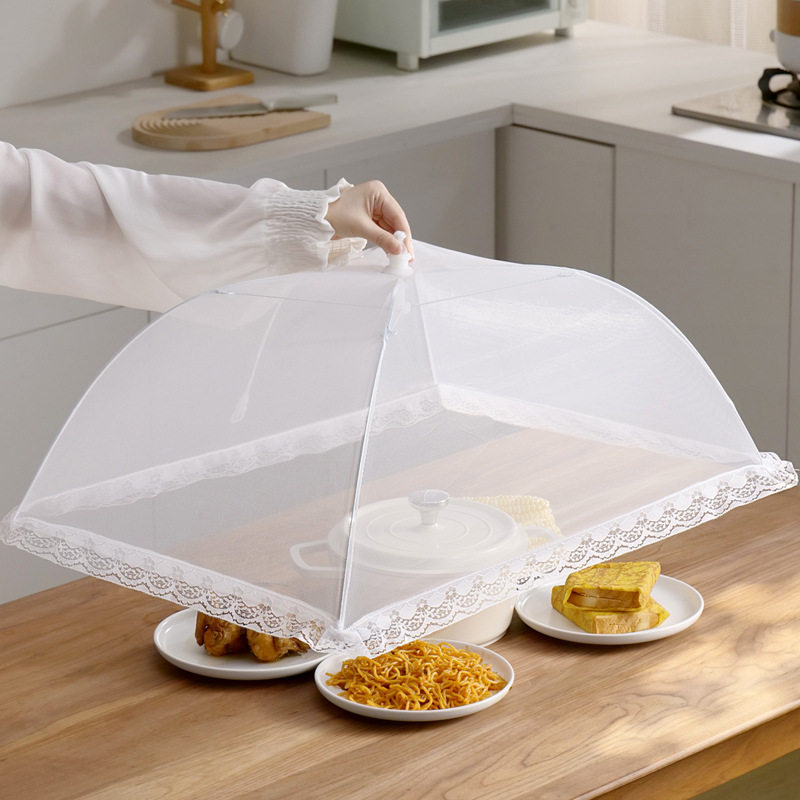 可折叠菜罩大号简约夏天防苍蝇剩菜剩饭防尘罩家用餐桌食物网罩子,收纳整理,餐桌罩,淘宝优惠券,粉丝福利购,淘宝优惠卷