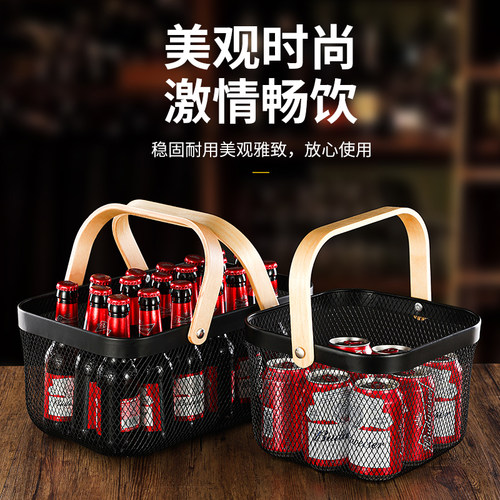 酒吧KTV零食小吃手提篮