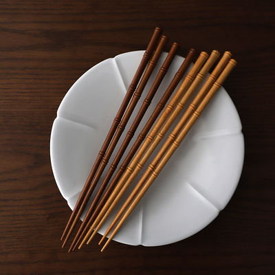 竹节筷子创意中古风家用耐高温