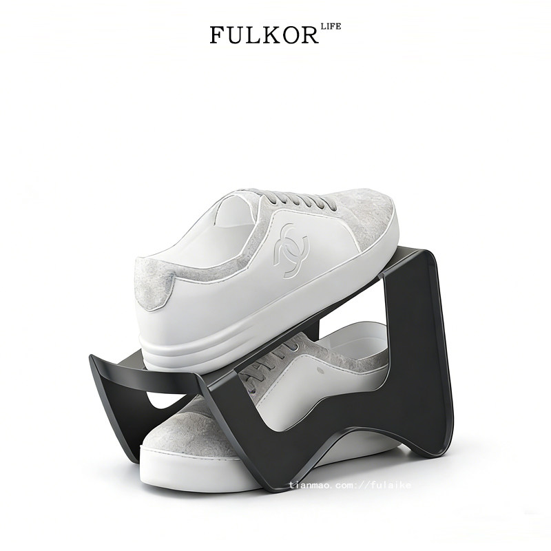 鞋托架双层加厚鞋柜收纳架子省空间神器家用客厅分层隔板整理鞋履