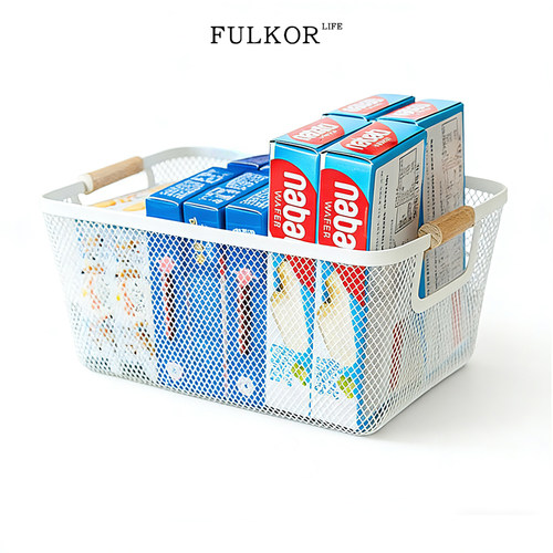 收纳筐家用铁艺小篮子客厅宿舍