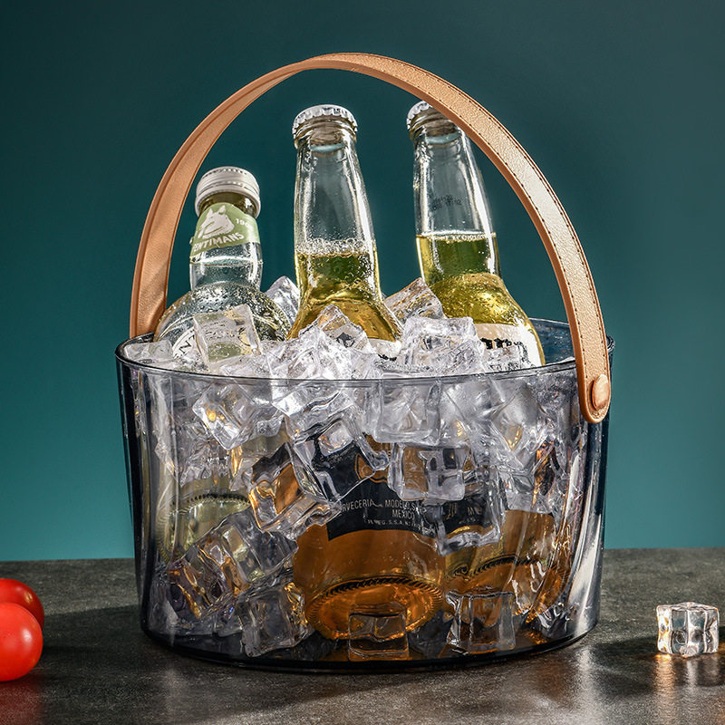 冰桶酒吧KTV啤酒香槟红酒装冰块的桶家用户外野餐水果收纳篮