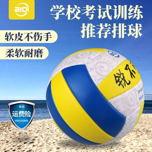 正品中考体育5号专用软式排球