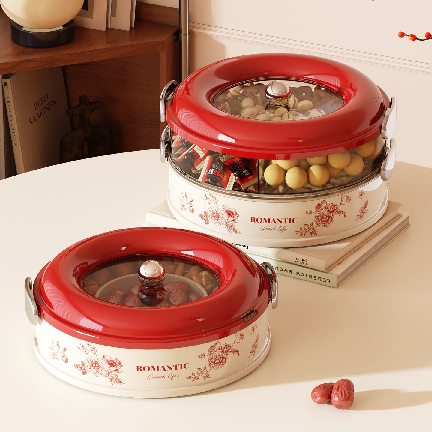 新年果盘客厅茶几2025新款高端精致高颜值家用水果零食干果收纳盒,餐饮具,果盆/果盘/果篮,淘宝优惠券,粉丝福利购,淘宝优惠卷