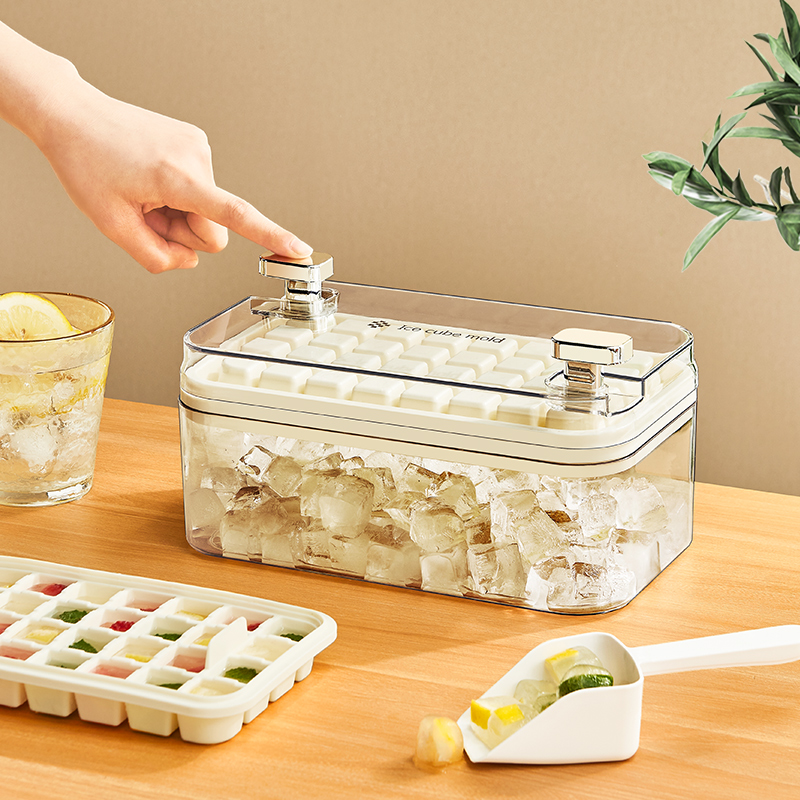 食品级按压冰块模具冰格制冰盒
