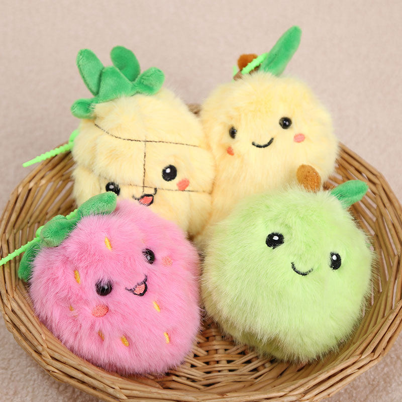 毛绒水果挂件网红水果毛球包包挂饰钥匙扣娃娃毛绒玩具公仔小礼物,玩具/童车/益智/积木/模型,毛绒/玩偶/公仔/布艺类玩具,淘宝优惠券,粉丝福利购,淘宝优惠卷