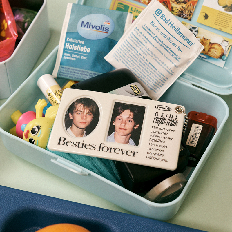 钥匙扣爱豆相片证件照收纳挂件