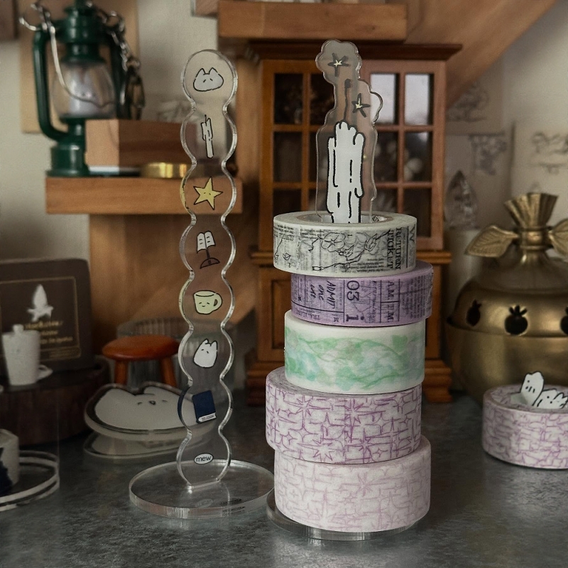 手帐美纹胶带亚克力收纳架