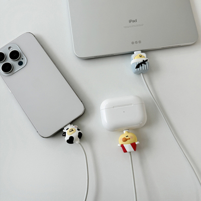 硅胶防折数据线充电线保护套