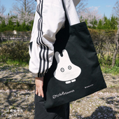 Zeroperzero韩国代购 可爱帆布包多色入家庭宠物环保袋单肩手提包