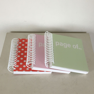 小清新厚实线圈网格本手账记事本办公学习 Vibe韩国代购 Trust