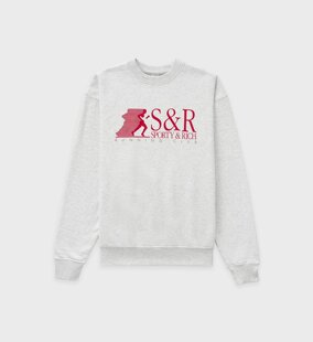 SPORTY RICH RUNNING 重磅加绒卫衣 AVEM CLUB CREWNECK都是21新款