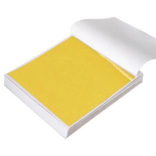 金箔纸金箔银箔贴纸绘画用佛像贴金装饰装修金泊金铂纸手工金薄纸