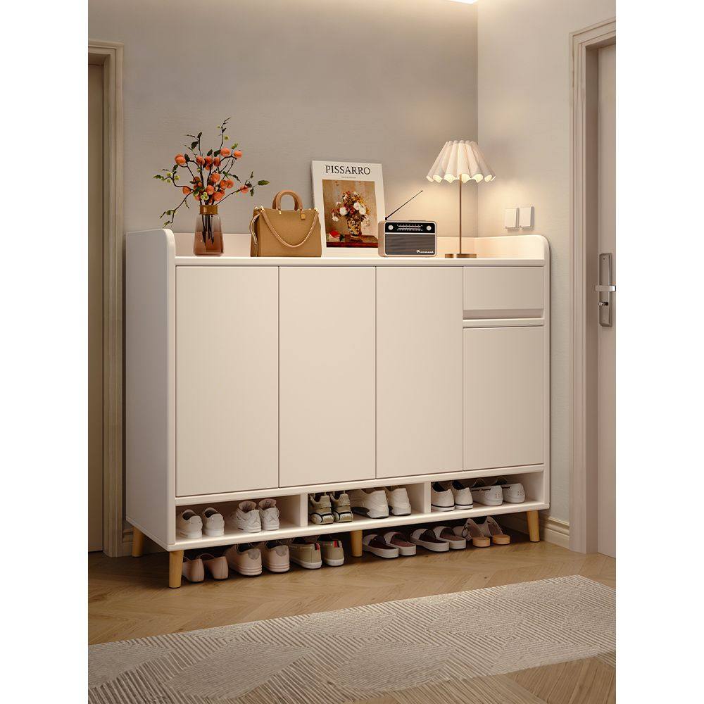 鞋柜家用门口室内入户门收纳柜一体靠墙2025新款爆款高档实木鞋架,住宅家具,鞋柜,淘宝优惠券,粉丝福利购,淘宝优惠卷