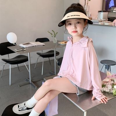 女童超轻薄款防晒衣夏季