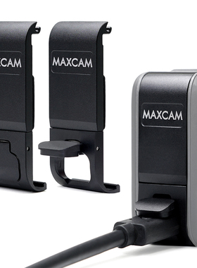MAXCAM适用于gopro hero13/12/11/10/9侧盖铝合金机身保护壳USB数据开口可充电门狗 Go Pro13 配件