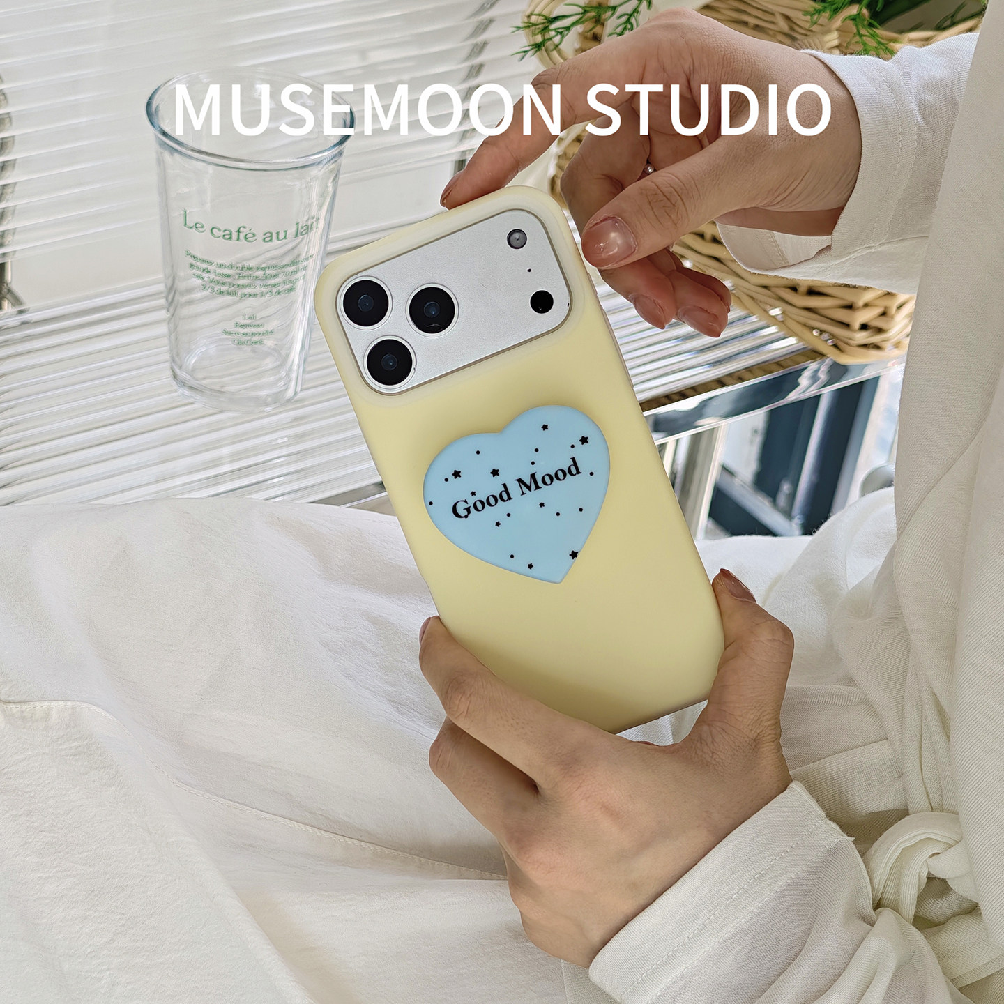 MUSEMOON|黄油夹心果冻 磨砂海盐薄荷黑巧爱心支架软糯奶油ins风液态硅胶手机壳适用华为mate80Pura90苹果17