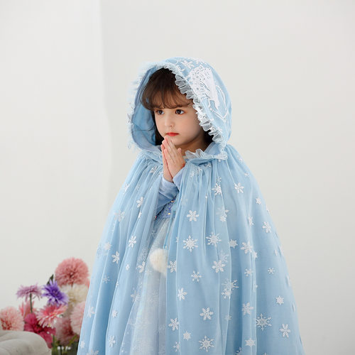 女童斗篷冰雪奇缘披肩
