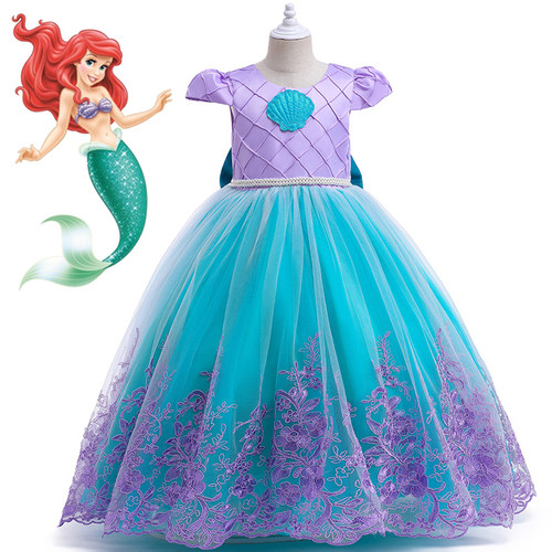 女童公主礼服蓬蓬裙美人鱼配饰