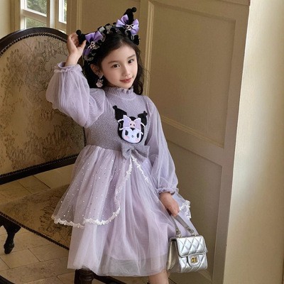 女童库洛米洛丽塔加厚公主裙