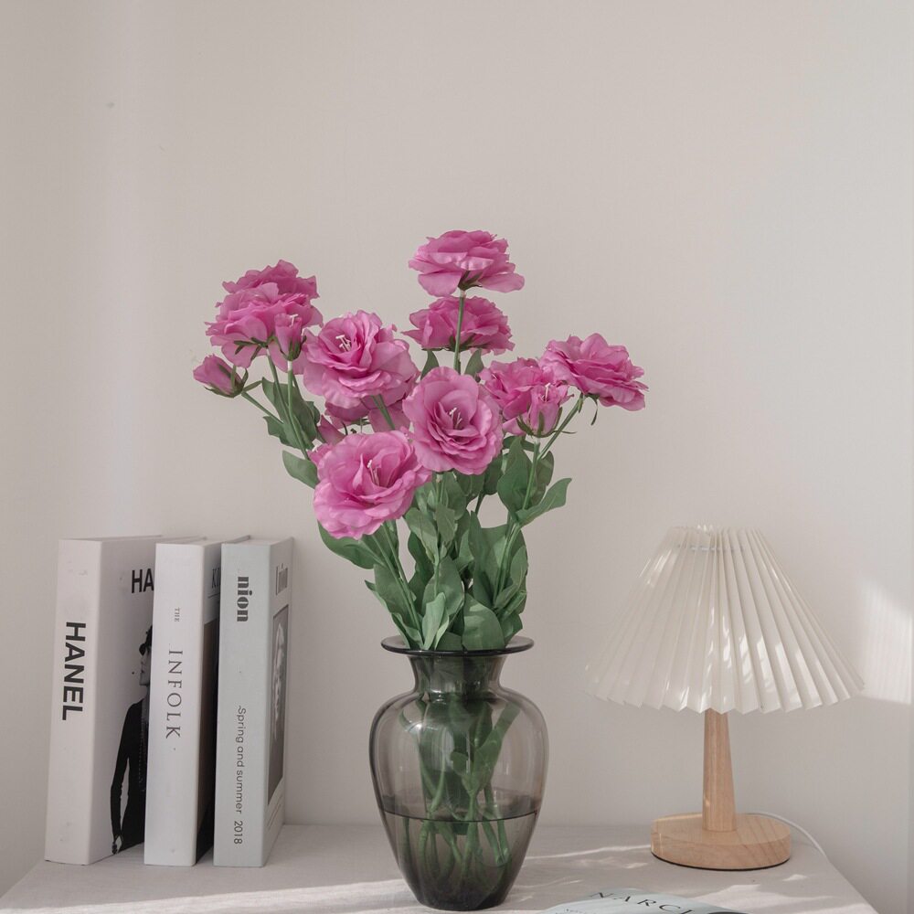 4头洋桔梗花厂家批发仿真花外贸家居装饰婚庆手捧花假花