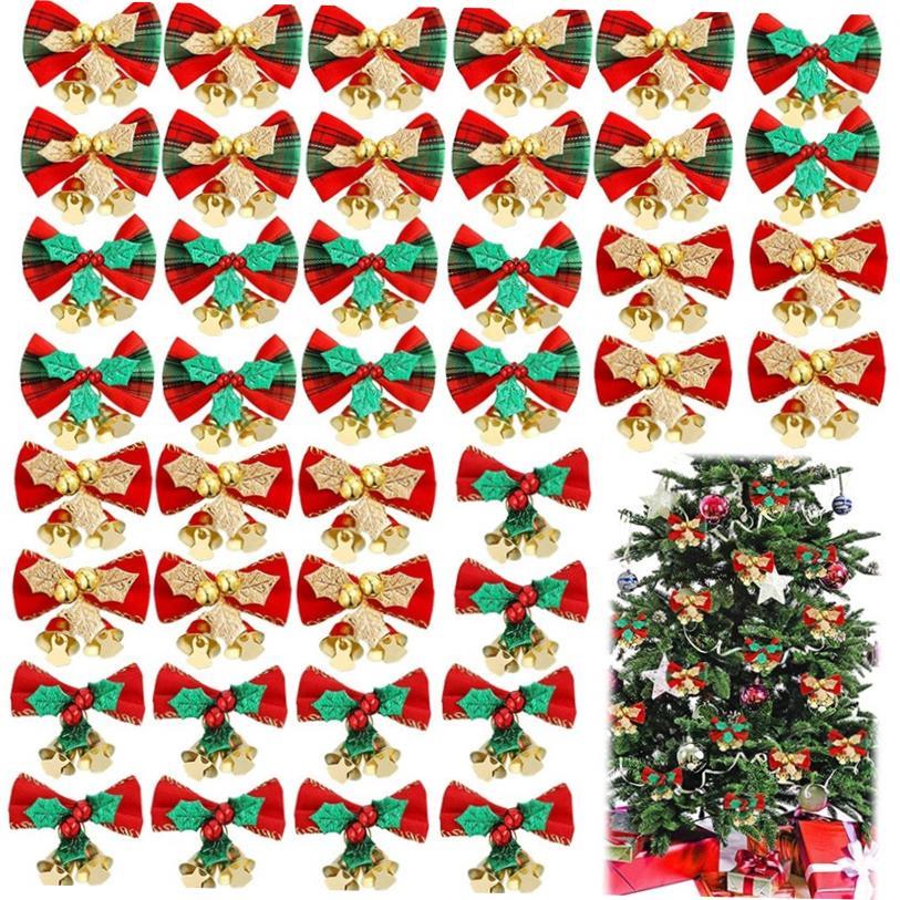christmas decoration Garland accessories with bells and bows