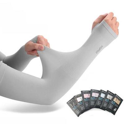 2Pcs Arm Sleeves Warmers Sports Sleeve Sun UV Protection Han