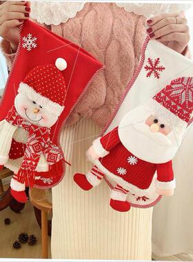 Christmas decorations Santa Snowman gift bag Candy bag