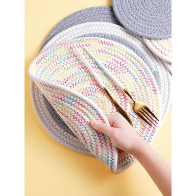 Corn fur woven Dining Table Mat Heat Insulation Pot Holder