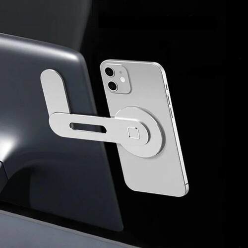 Magnetic Laptop Phone Holder Computer Monitor Side Cell Phon