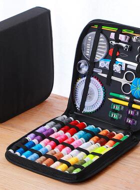 Sewing Kit Complete Set with Threads Needles Scissors Tape M
