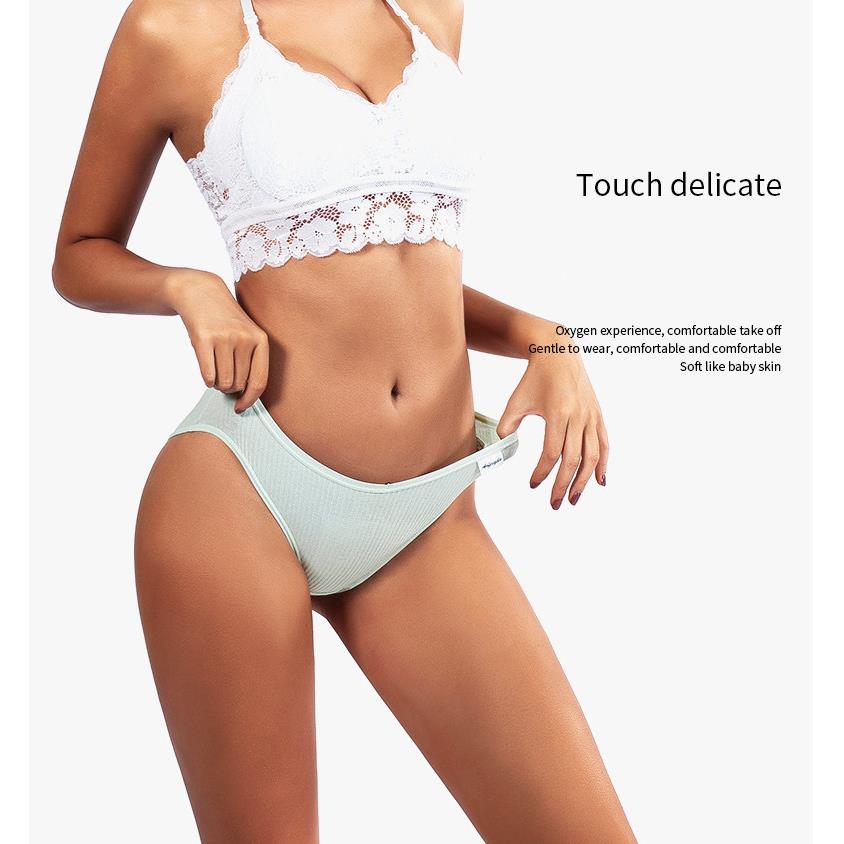 Women Cotton Underwear Ladies Mid Rise Briefs Comfy Panties