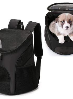 Pet Carrier Backpack Outdoor Dog Cat Backpack Ventilated Mes