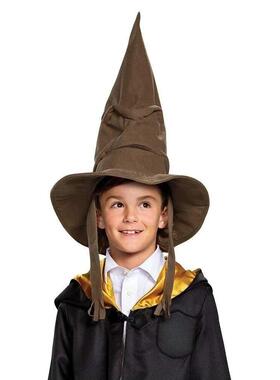 Movies Witch Wizard Hat Sorting Hat Leather Halloween