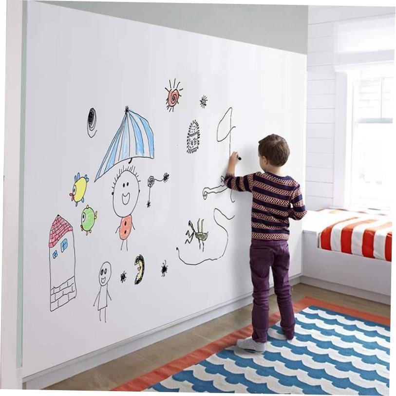 Soft white board wall sticker self-adhesive whiteboard