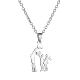 Family Children Stainless Steel Silver Mothers Necklaces and