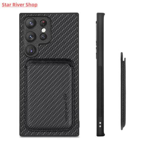 2 In 1 Magsafe Case Magnetic Card Holder Wallet For Samsung