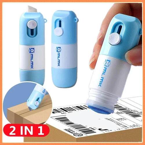Thermal Paper Easer Mail Opener 2 in 1 Correction Fluid with