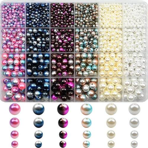 Acrylic Beads Kit for Jewelry Making DIY Bracelet Mermaid