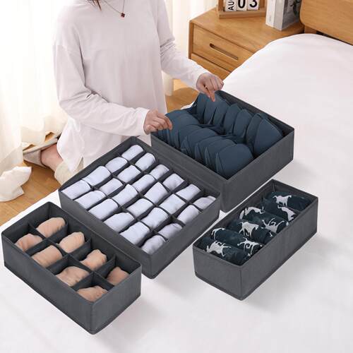 Underwear Organizer Foldable Home Cabinet Divider Storage Bo