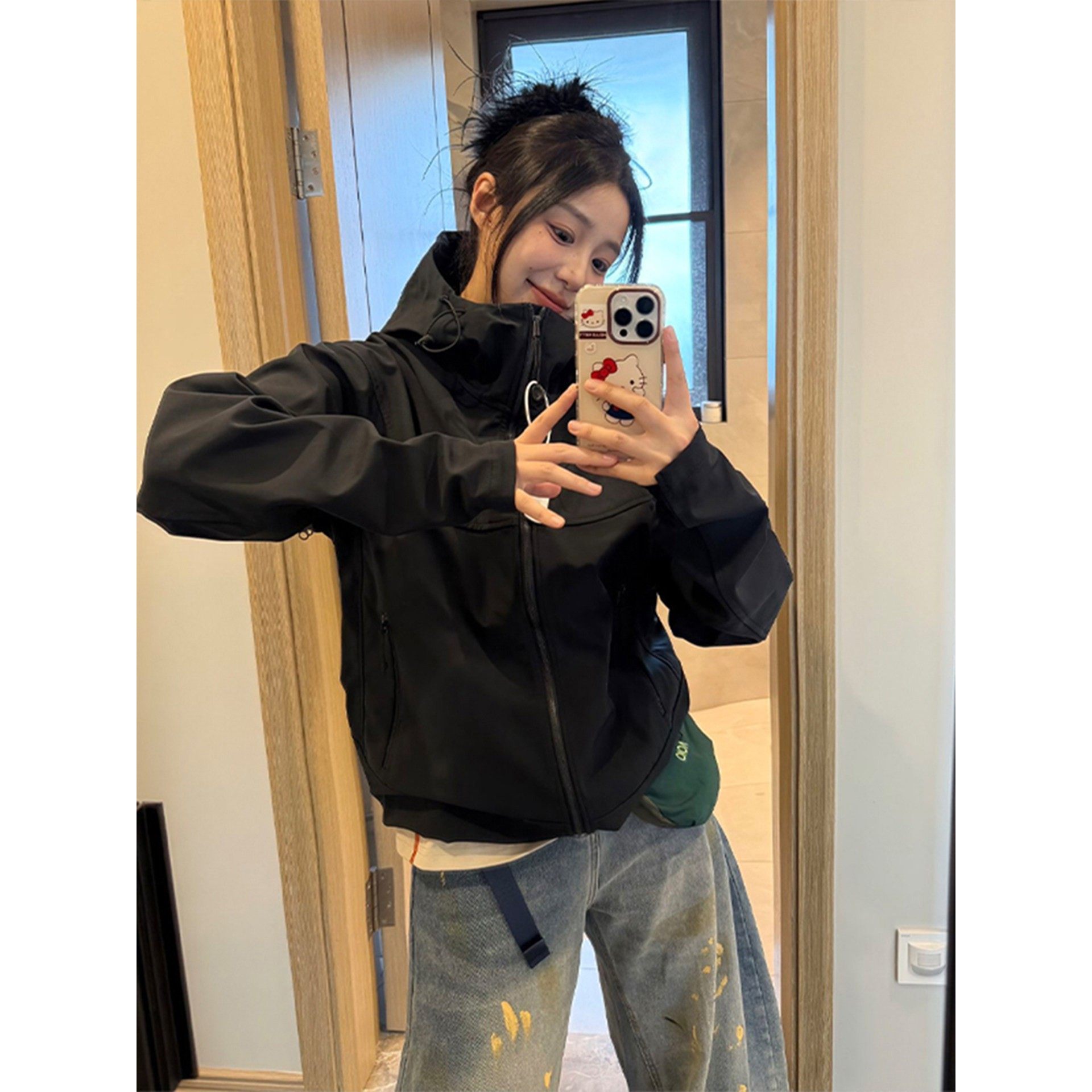 Ander Jurnal 三防软壳冲锋衣男防风防水户外登山服连帽夹克外套,男装,时尚防晒服,淘宝优惠券,粉丝福利购,淘宝优惠卷