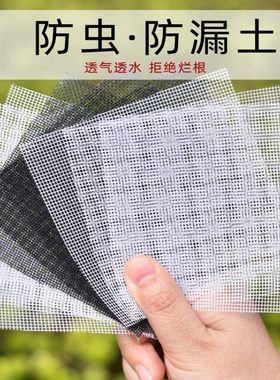 多肉花盆底孔垫网底网垫片防漏网底部防漏土透气网格防漏土防虫网
